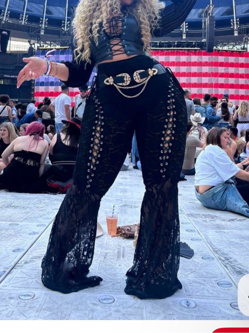 Fashion Nova Black Lace-Up Bike Shorts